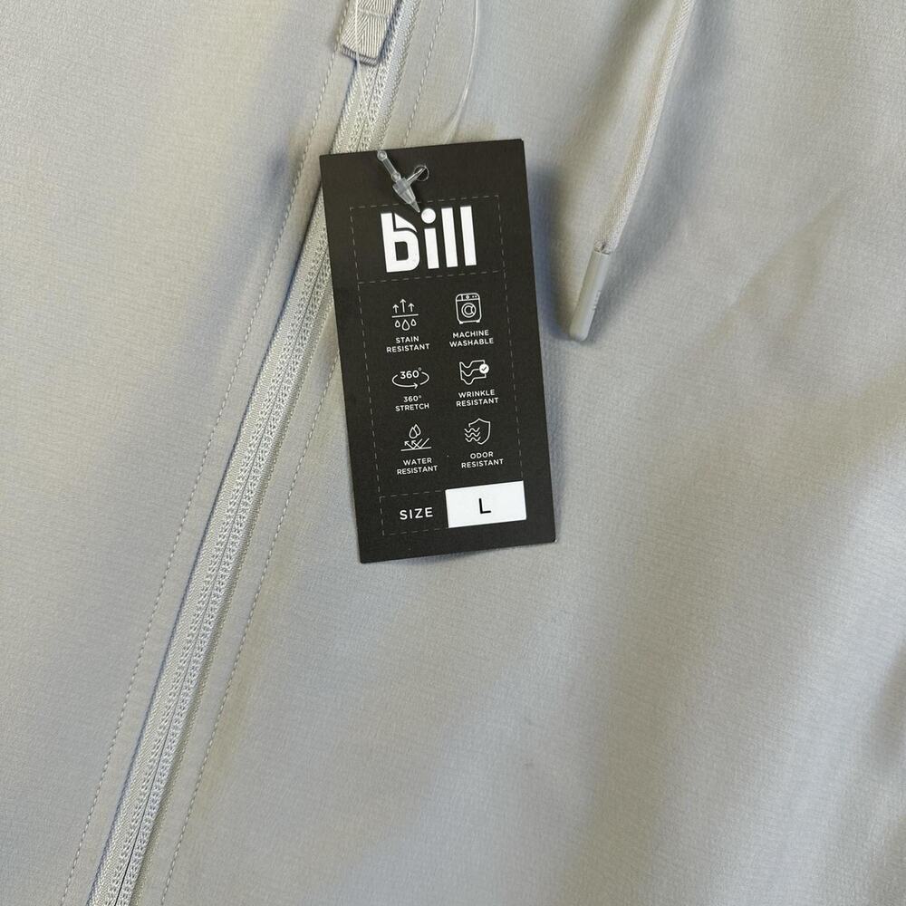 Performance Softshell Hooded Jacket Mens Large Gr… - image 6